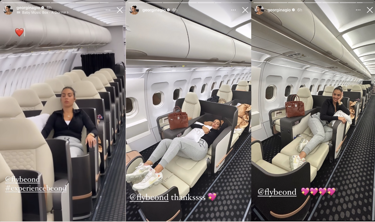 Georgina Rodriguez onboard beOnd